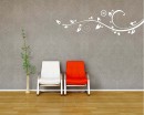 Beautiful Floral Vines Modern Vinyl Wall Art Decal